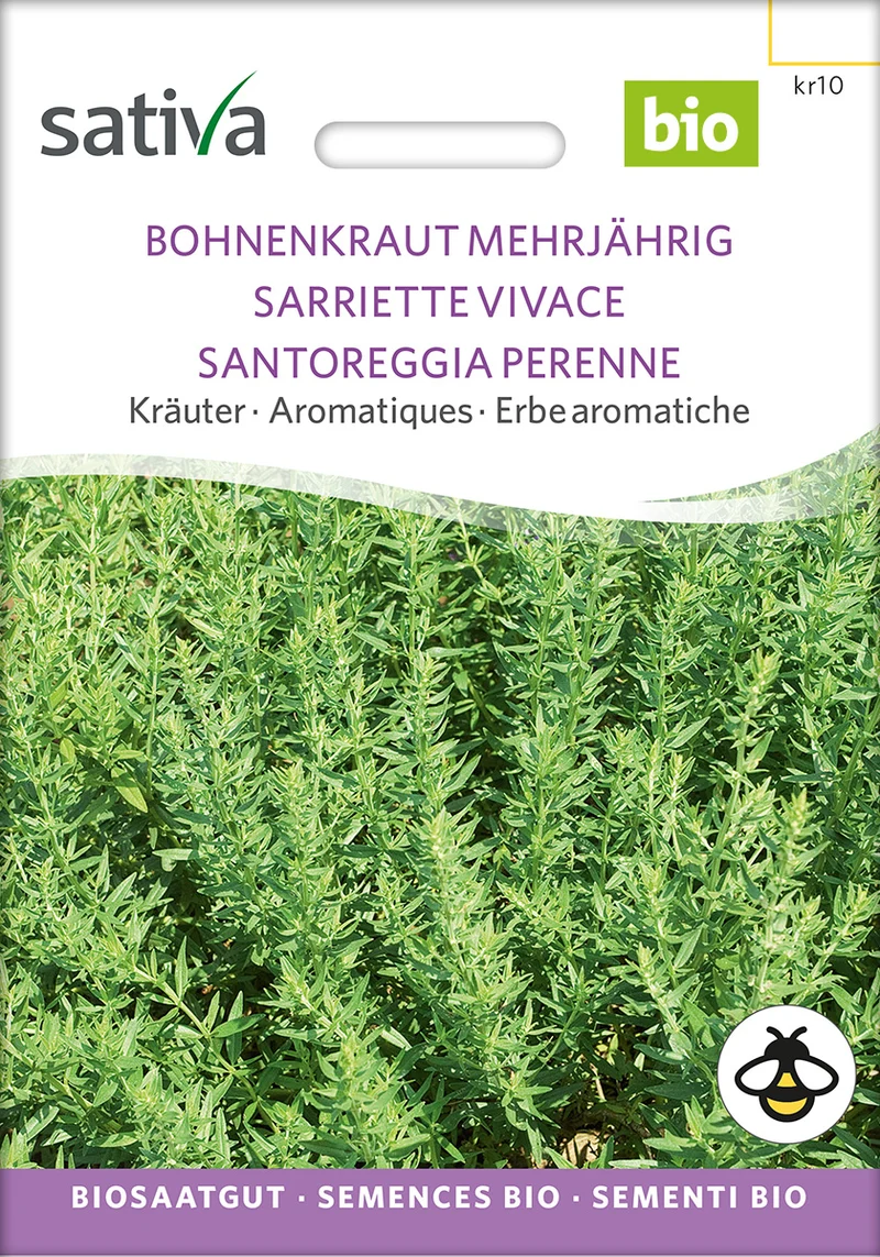 BIO Saatgut Bohnenkraut mehrjährig