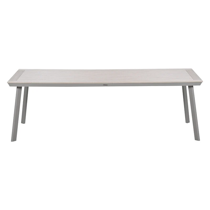 Garden Impressions Oklahoma/Vigo tuinset 6 personen taupe stapelbare stoelen 230 cm