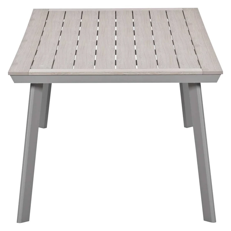 Garden Impressions Oklahoma/Vigo tuinset 6 personen taupe stapelbare stoelen 230 cm