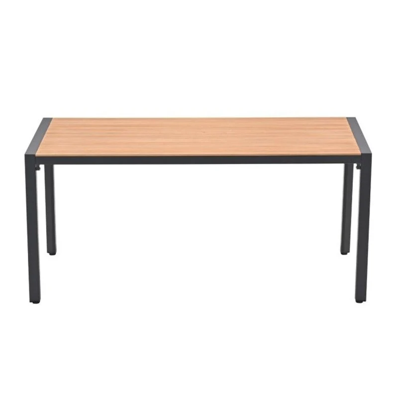 Garden Impressions Oklahoma/Felini tuinset 4 personen teaklook tafel 160 cm