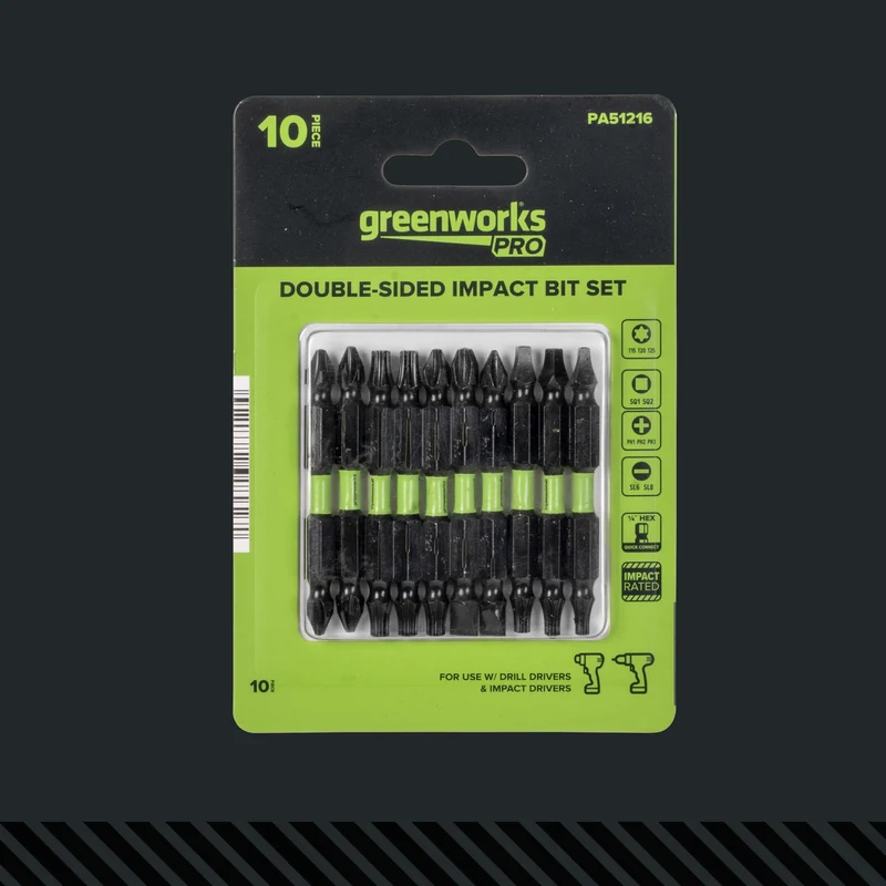 Pro 10-PC Dual Sided Impact Bit Set