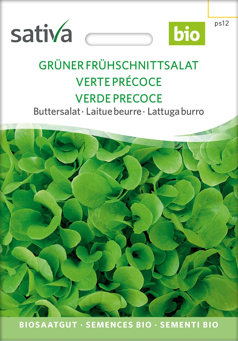 BIO Saatgut Frühschnittsalat, grüner