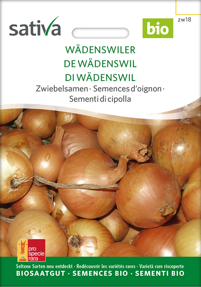 BIO Saatgut Zwiebelsamen Wädenswiler