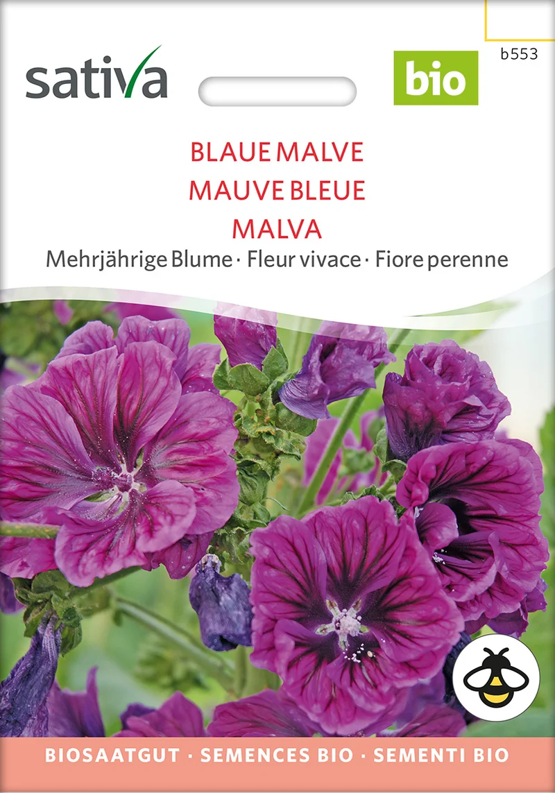 BIO Saatgut Blaue Malve
