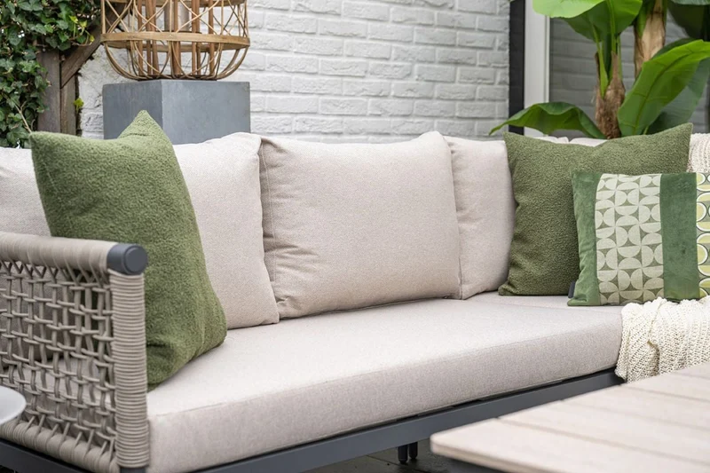 Garden Impressions Teramon loungeset 6-persoons met taupe rope