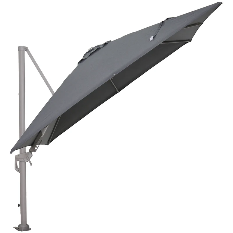 Garden Impressions Hawaii Deluxe zweefparasol - 3x3m -taupe-royal antraciet