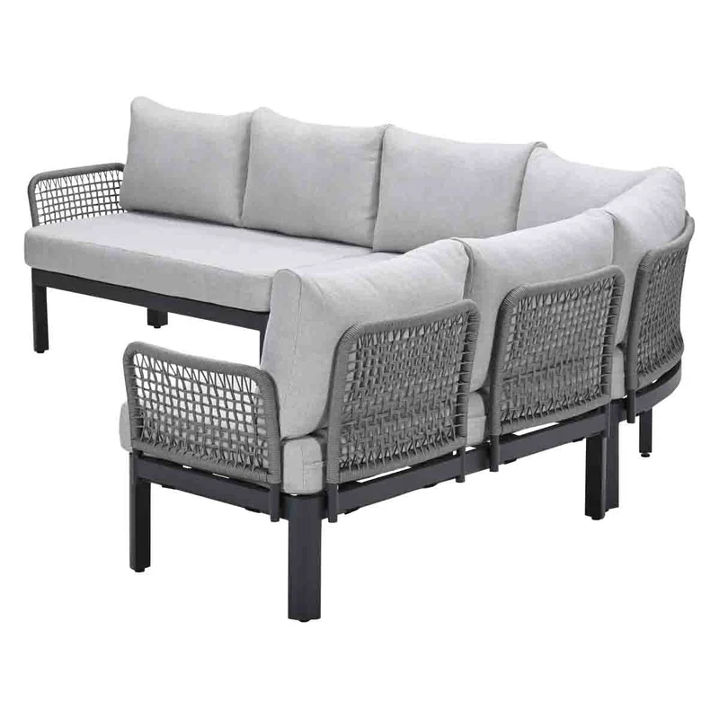 Garden Impressions Corsano rope lounge hoekbank - taupe - valley sand