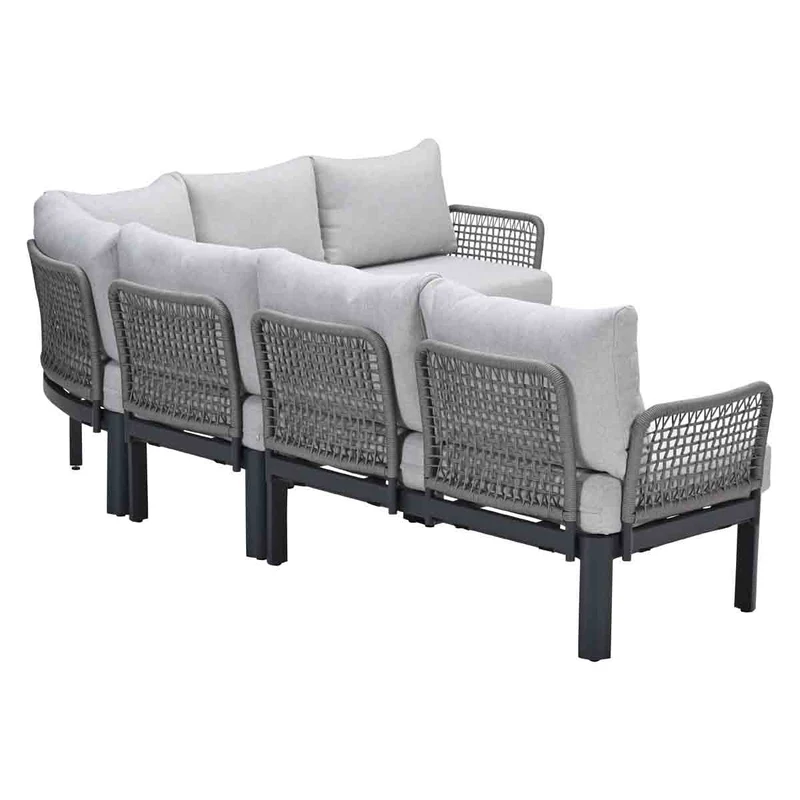 Garden Impressions Corsano rope lounge hoekbank - taupe - valley sand