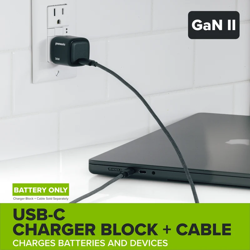 24V PowerAll High Power 4.0 Ah Battery with Bi-Directional 65W USB-C Charging Port
