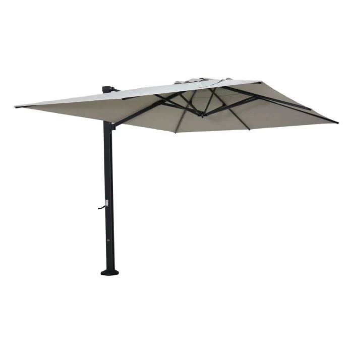 Garden Impressions Hawaii Emperor parasol - 3x4 m - carbon black - zand