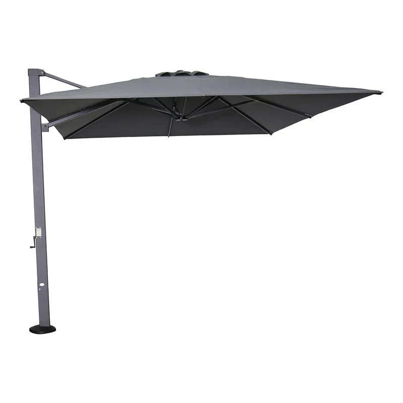 Garden Impressions Hawaii Emperor parasol - 3x4 m - carbon black - antraciet