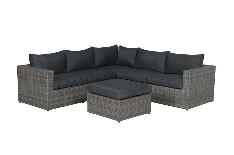 Cayman II lounge set 4-delig - organic grey/antraciet