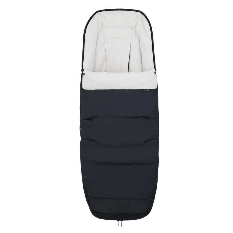 B-Ware easywalker Universaler Fußsack Kinderwageneinsatz Buggyzubehör Coral Black
