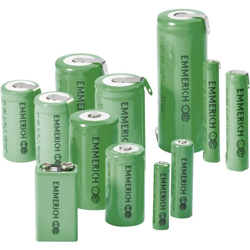 B-Ware Emmerich 1/2 A ZLF Spezial-Akku 1/2 A Z-Lötfahne NiMH 1.2 V 950 24 STÜCK