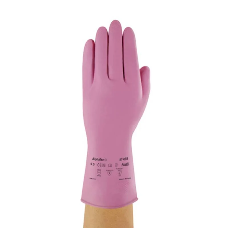 B-Ware Ansell 87085075 AlphaTec Baumwollvelour Chemikalienhandschuh 8 22 STÜCK