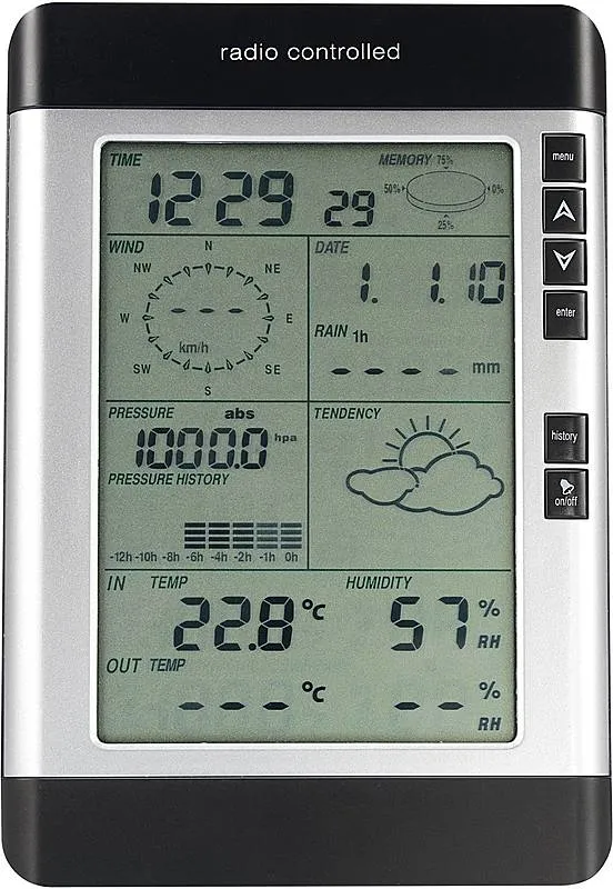 B-Ware Professional USB WS-0101 Funk-Wetterstation Station Wetterdaten Digital591