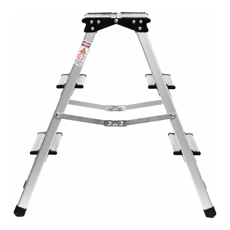 B-Ware STIER Aluminium-Trittleiter 3 Stufen Leichtgewicht 150 kg klappbar 680x320x200mm