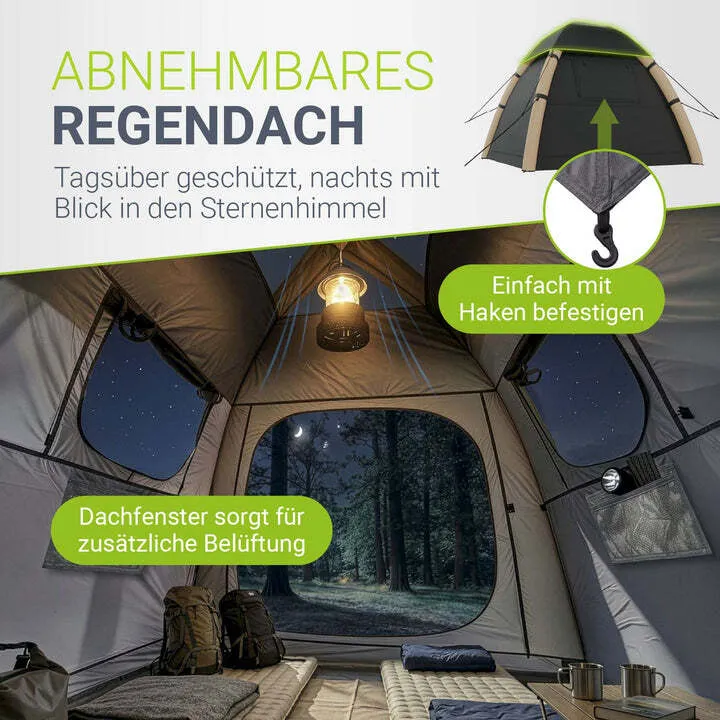 B-Ware Campingzelt aufblasbar 1-3 Personen Luftzelt wasserdicht schnell aufbaubar Gr M