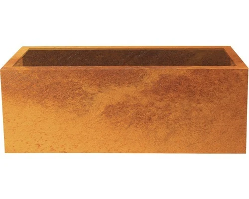 B-Ware Pflanzgefäß LOTTE 150x40 cm Corten Stahl Palatino UV-beständig winterfest