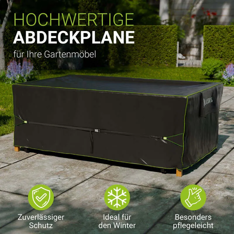 B-Ware Abdeckplane Gartenmöbel Schutzhülle wasserdicht 220x140x75cm cmatmungsaktiv