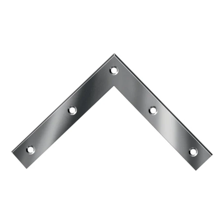 B-Ware Vormann Eckwinkel Winkelverbinder Metallwinkel 120x120mm Stahl verzinkt 20 Stück