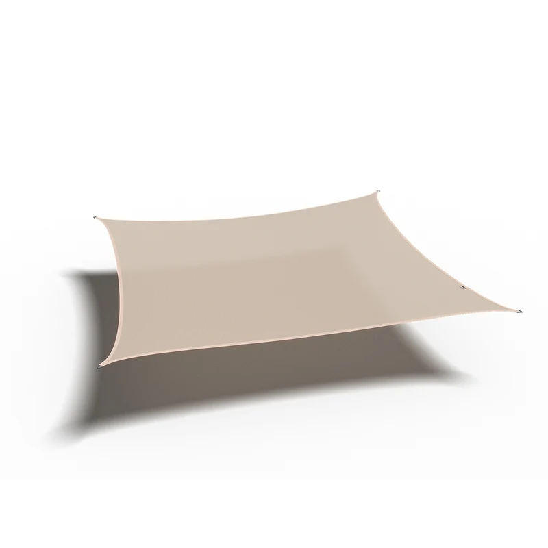 Platinum Sun & Shade Coolfit schaduwdoek vierkant, 500x500cm, Ecru Wit