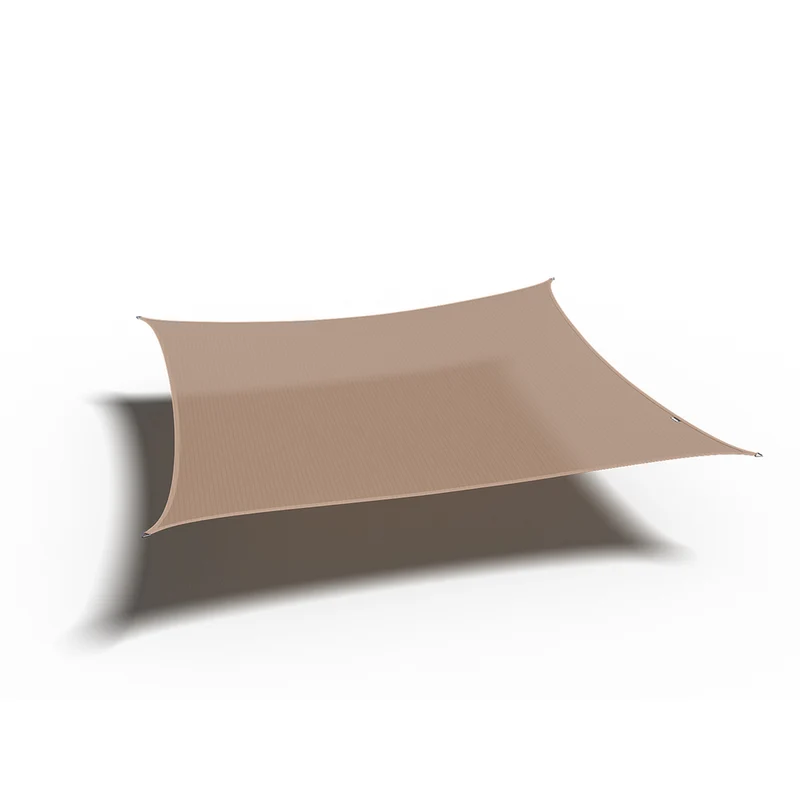 Platinum Sun & Shade Coolfit schaduwdoek vierkant, 500x500cm, Zand