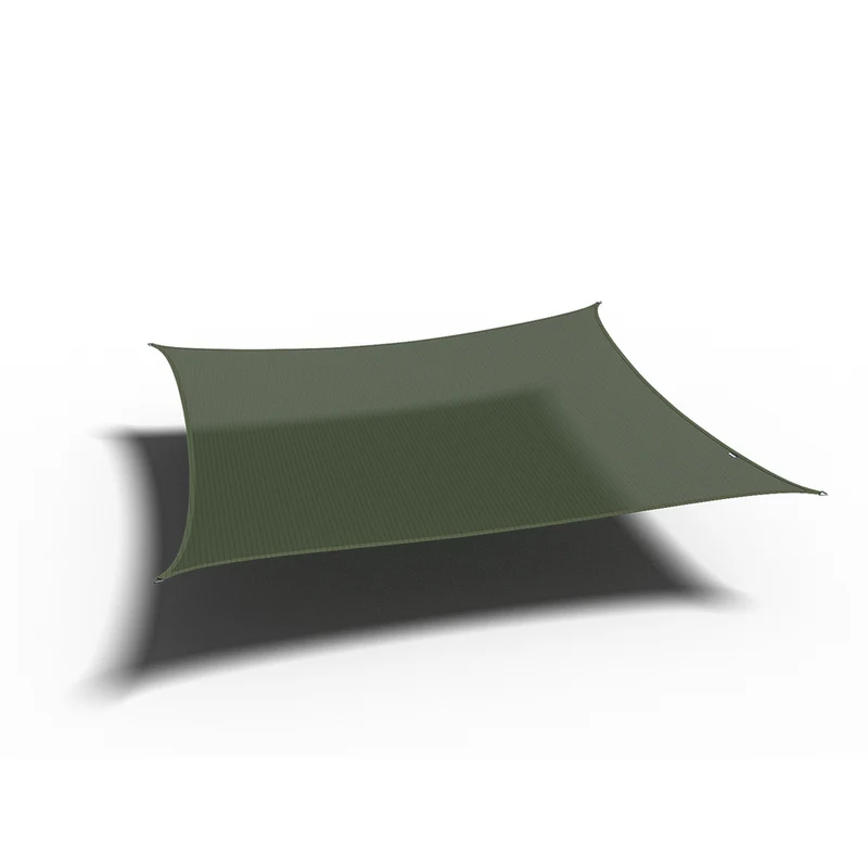 Platinum Sun & Shade Coolfit schaduwdoek vierkant, 500x500cm, Olijf