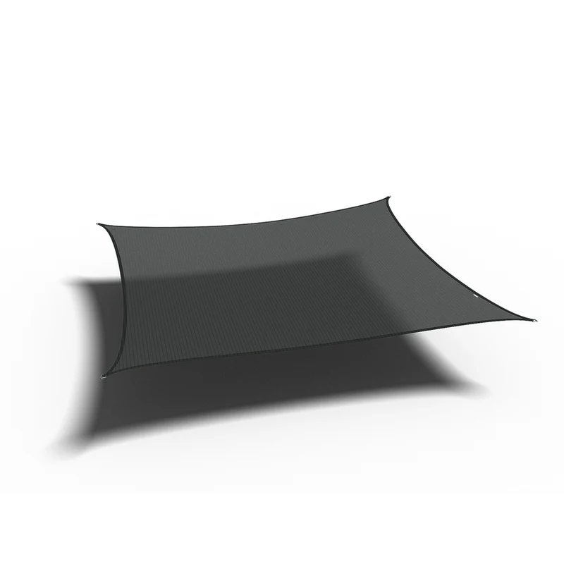 Platinum Sun & Shade Coolfit schaduwdoek vierkant, 500x500cm, Zwart