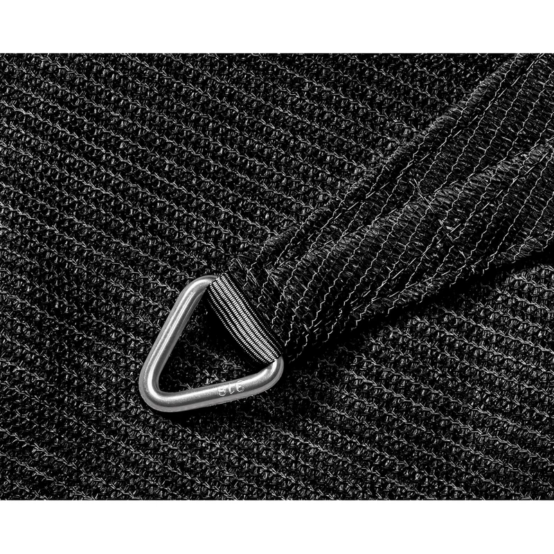 Platinum Sun & Shade Coolfit schaduwdoek vierkant, 500x500cm, Zwart