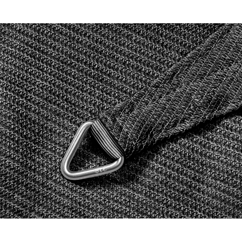 Platinum Sun & Shade Coolfit schaduwdoek vierkant, 500x500cm, Antraciet