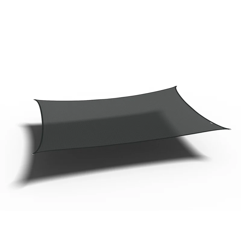 Platinum Sun & Shade Coolfit schaduwdoek rechthoek, 400x300cm, Zwart