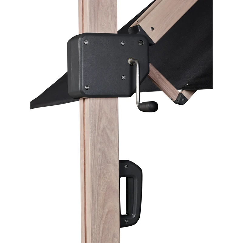 Platinum Sun & Shade zweefparasol Icon Premium 400x300 Faded black