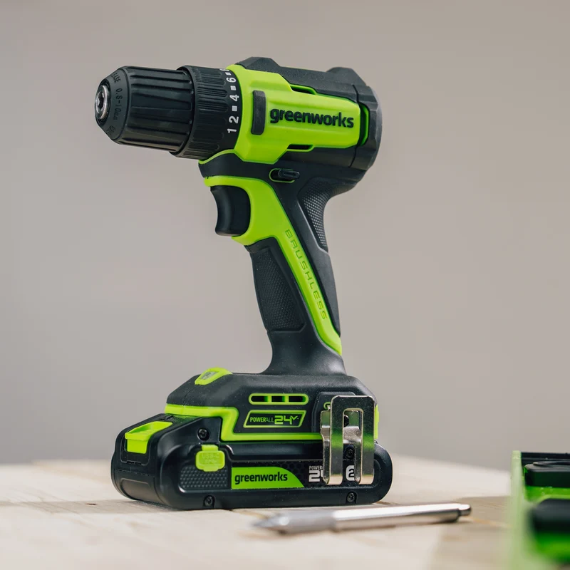 24V PowerAll 3/8" Drill Driver (280 in-lbs) & 1" Reciprocating Saw Combo Kit: (2) 2.0Ah USB-C Batteries, (2) 30W USB-C Chargers, (2) 3' 100W USB-C Cables