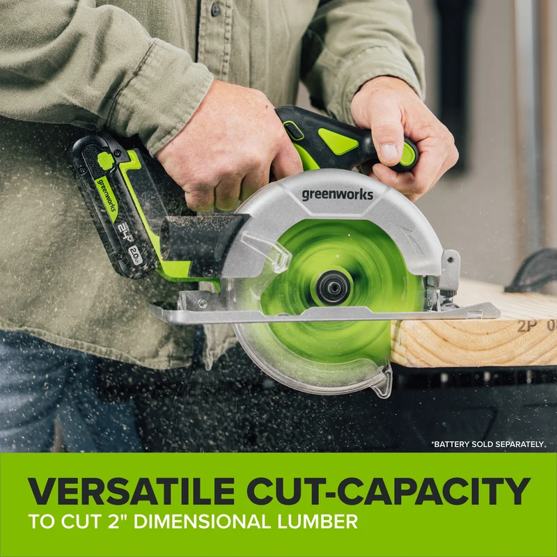 24V Cordless 280 in-lbs Drill/Driver Power Tool 3PC Combo Kit w/ 6-1/2" Circular Saw & Oscillating Multi-Tool: (1) 2.0Ah USB-C Battery, (1) 30W USB-C Charger, (1) 3' 100W USB-C Cable