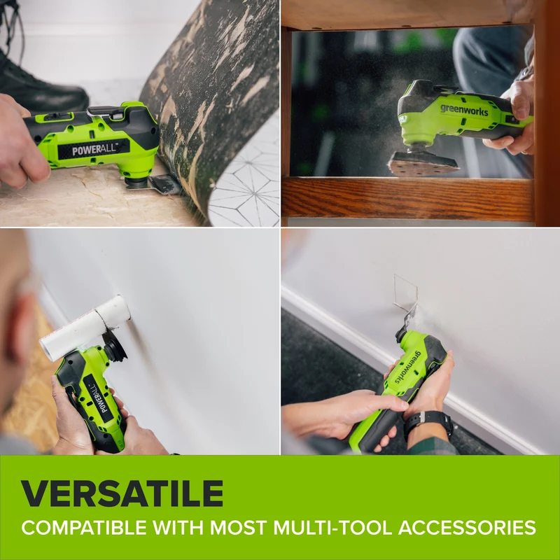 24V Cordless 280 in-lbs Drill/Driver Power Tool 3PC Combo Kit w/ 6-1/2" Circular Saw & Oscillating Multi-Tool: (1) 2.0Ah USB-C Battery, (1) 30W USB-C Charger, (1) 3' 100W USB-C Cable