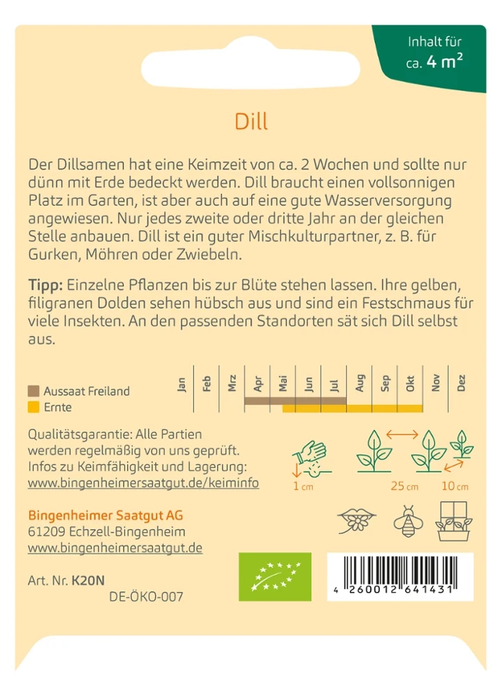 BIO Saatgut Dill