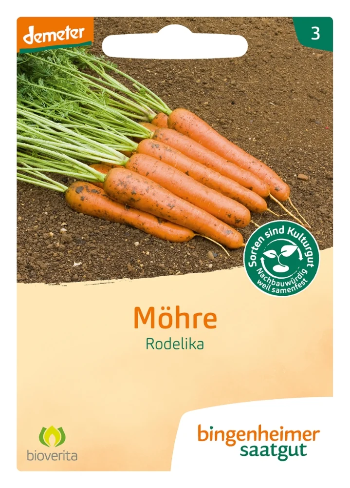 BIO Saatgut Möhren Rodelika, spät