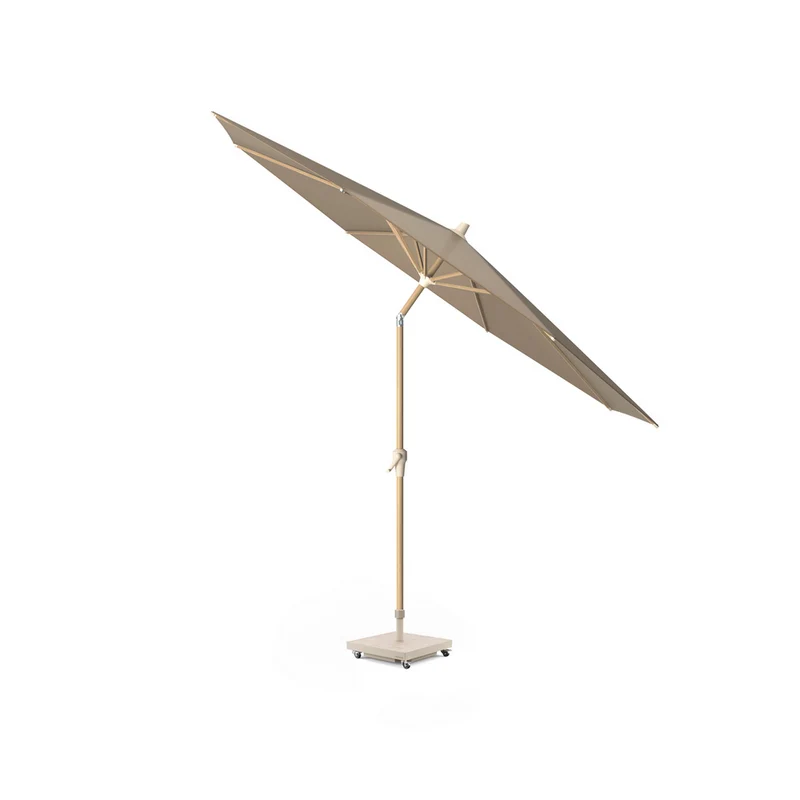 Platinum Sun & Shade parasol Riva Teak look ø250 taupe