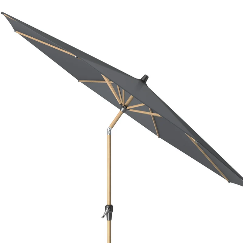 Platinum Sun & Shade parasol Riva teak look ø250 anthracite