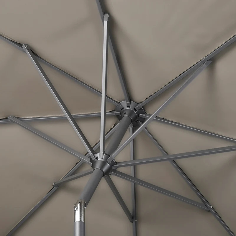 Platinum Sun & Shade parasol Riva ø250 lichtgrijs