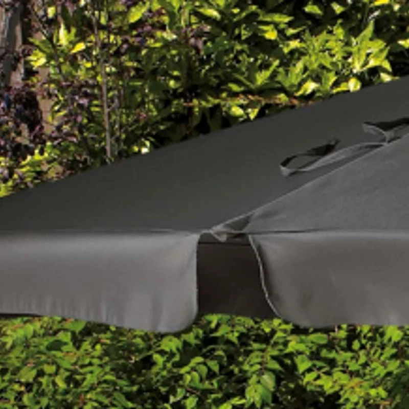 Platinum Sun & Shade parasol Antigua ø300 volant lichtgrijs