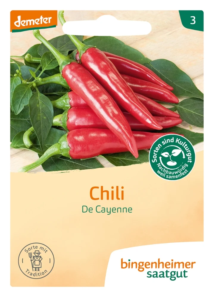 BIO Saatgut Peperoni De Cayenne