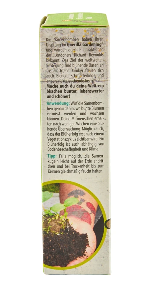 Guerilla Gardening Samenbomben KLASSIKER