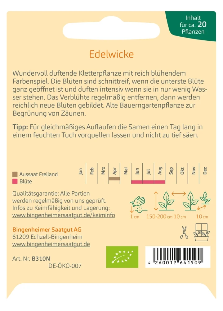BIO Saatgut Edelwicke