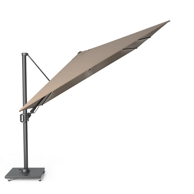 Platinum Sun & Shade zweefparasol Challenger T² Premium Glow 300x300 Havana