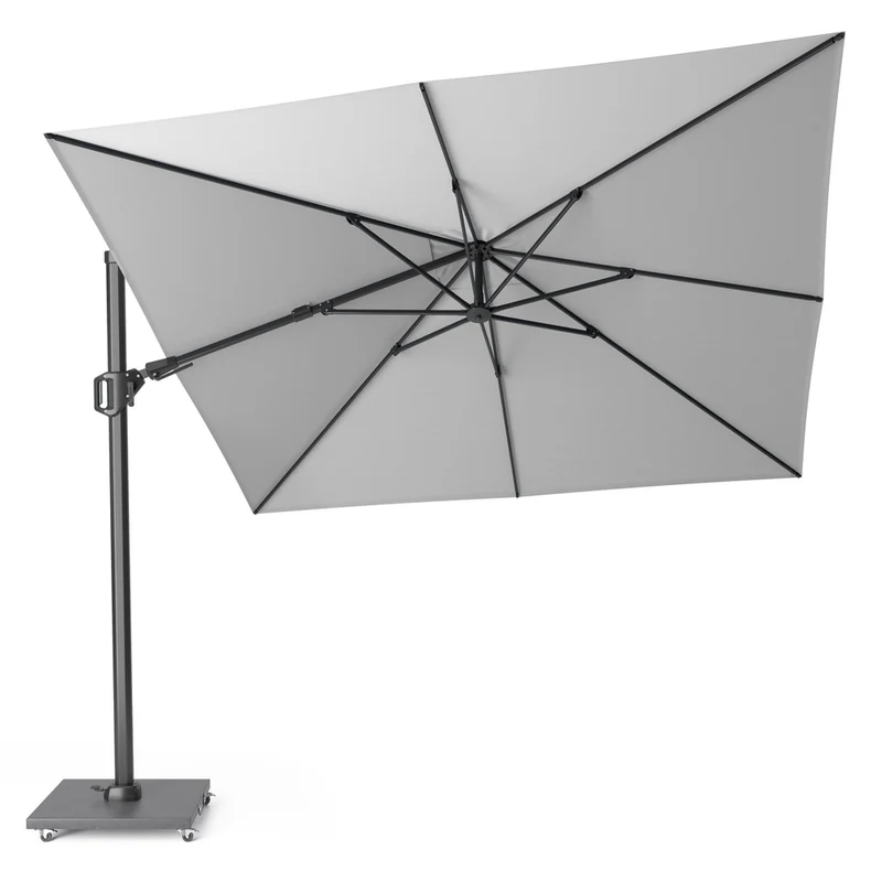 Platinum Sun & Shade zweefparasol Challenger T² 300x300 lichtgrijs
