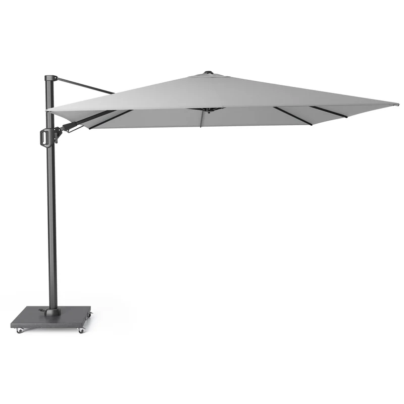 Platinum Sun & Shade zweefparasol Challenger T² 300x300 lichtgrijs