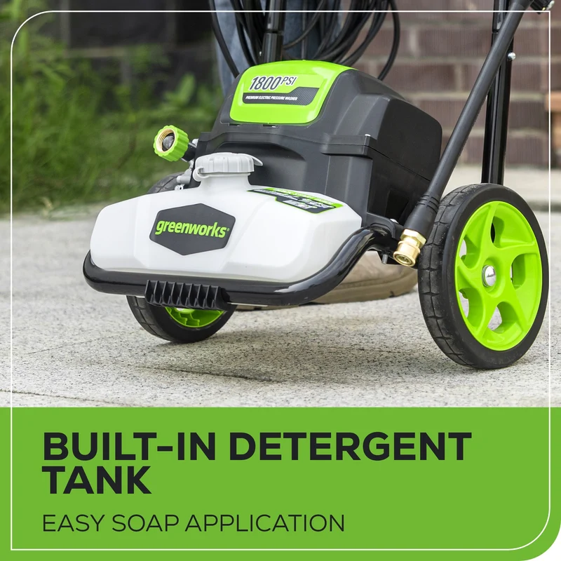 1800 PSI 1.1 GPM Corded Electric Pressure Washer (Open Frame)
