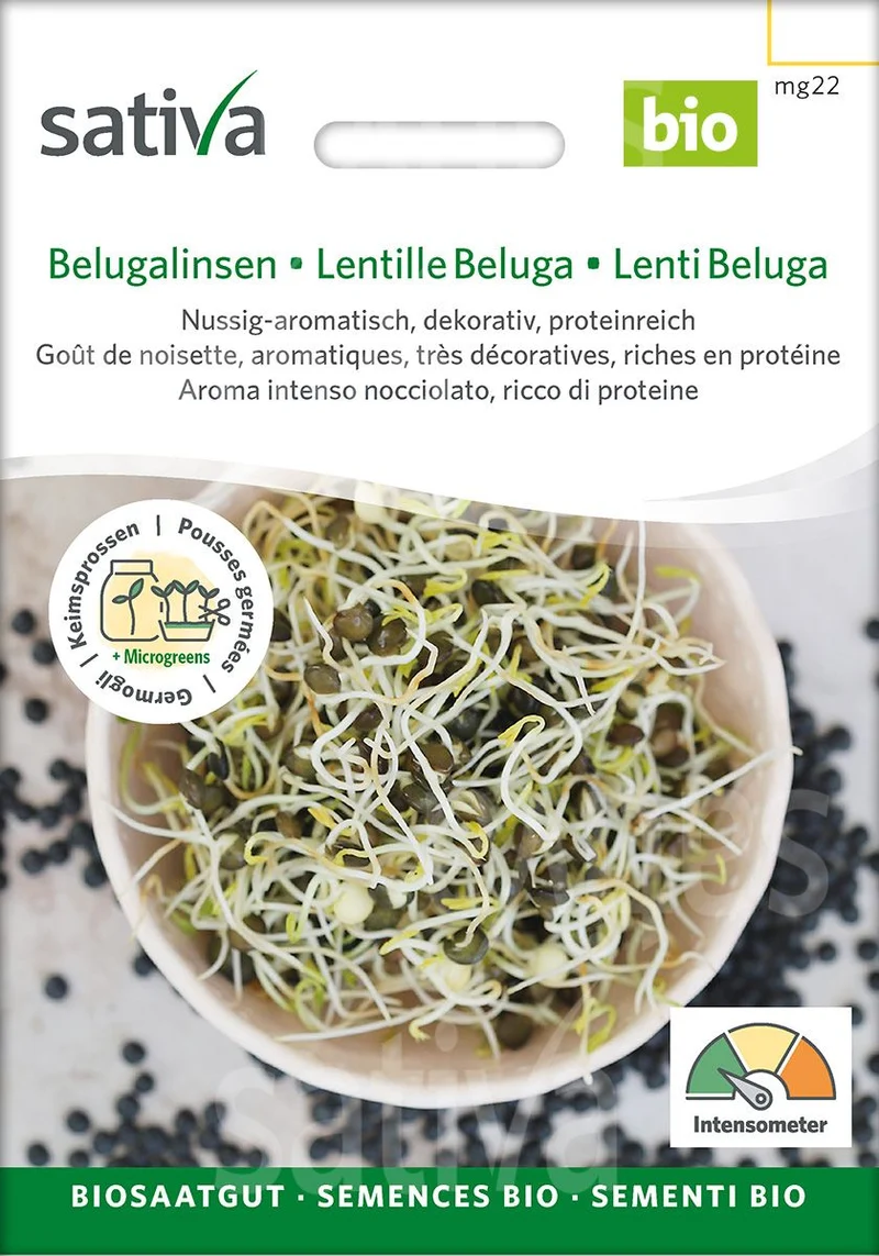 BIO Keimsaaten Belugalinsen